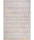 Moroccan HYPE Boho Vintage Diamond Ivory/Multi 3 ft. x 5 ft. Area Rug