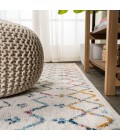 MOROCCAN HYPE Area Rug Moroccan HYPE Boho Vintage Diamond Ivory/Multi 2 ft. x 10 ft. Runner Rug