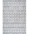 MOROCCAN HYPE Area Rug Moroccan HYPE Boho Vintage Diamond Cream/Navy 5 ft. x 8 ft. Area Rug