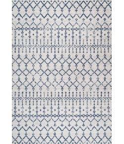 Jonathany Moroccan Hype MOH101F Cream/Navy Area Rug 5 ft. 3 in. X 7 ft. 7 in. Rectangle