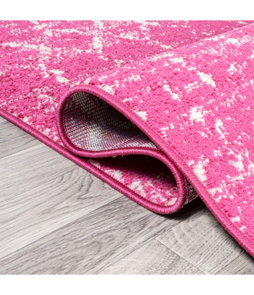 MOROCCAN HYPE Area Rug Moroccan HYPE Boho Vintage Diamond Fuchsia/Ivory 2 ft. x 8 ft. Runner Rug