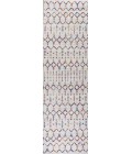 Moroccan Hype Boho Vintage Diamond Cream/Multi 2 ft. x 8 ft. Runner Rug