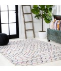 MOROCCAN HYPE Area Rug Moroccan HYPE Boho Vintage Diamond Cream/Multi 8 ft. x 10 ft. Area Rug