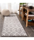 MOROCCAN HYPE Area Rug Asilah Ogee Fretwork Dark Gray/Cream 2 ft. x 8 ft. Runner Rug