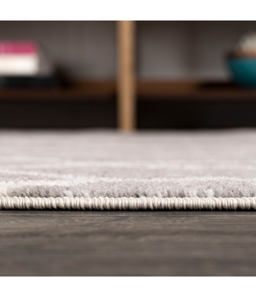 MOROCCAN HYPE Area Rug Asilah Ogee Fretwork Dark Gray/Cream 2 ft. x 8 ft. Runner Rug