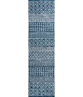 MOROCCAN HYPE Area Rug Arta Moroccan Vintage Geometric Rug Navy/Cream 2 ft. x 8 ft. Runner Rug