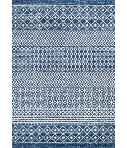 Jonathany Moroccan Hype MOH106A Navy/Cream Area Rug 4 ft. X 6 ft. Rectangle