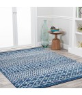 MOROCCAN HYPE Area Rug Arta Moroccan Vintage Geometric Rug Navy/Cream 4 ft. x 6 ft. Area Rug