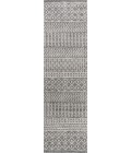 MOROCCAN HYPE Area Rug Arta Moroccan Modern Geometric Rug Gray/Cream 2 ft. x 8 ft. Runner Rug