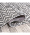 MOROCCAN HYPE Area Rug Arta Moroccan Modern Geometric Rug Gray/Cream 2 ft. x 8 ft. Runner Rug