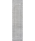 MOROCCAN HYPE Area Rug Athens Modern Geometric Boho Ivory/Dark Gray 2 ft. x 8 ft. Runner Rug