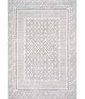 MOROCCAN HYPE Area Rug Athens Modern Geometric Boho Rug Gray/Cream 4 ft. x 6 ft. Area Rug
