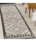 MOROCCAN HYPE Area Rug Amir Moroccan Beni Souk Cream/Black 2 ft. x 8 ft. Runner Rug