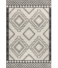 MOROCCAN HYPE Area Rug Amir Moroccan Beni Souk Cream/Black 4 ft. x 6 ft. Area Rug