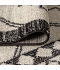MOROCCAN HYPE Area Rug Amir Moroccan Beni Souk Cream/Black 6' Square Area Rug