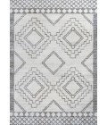 MOROCCAN HYPE Area Rug Amir Moroccan Beni Souk Cream/Gray 8 ft. x 10 ft. Area Rug