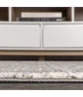 MOROCCAN HYPE Area Rug Amir Moroccan Beni Souk Gray/Cream 5' Square Area Rug