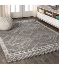 MOROCCAN HYPE Area Rug Amir Moroccan Beni Souk Gray/Cream 8 ft. x 10 ft. Area Rug