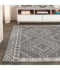 MOROCCAN HYPE Area Rug Amir Moroccan Beni Souk Gray/Cream 8 ft. x 10 ft. Area Rug