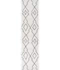 MOROCCAN HYPE Area Rug Alia Moroccan Beni Souk Cream/Black 2 ft. x 8 ft. Runner Rug