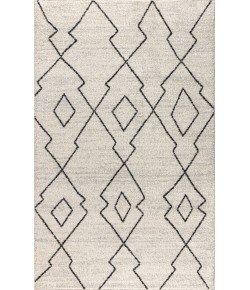 Jonathany Moroccan Hype MOH202A Cream/Black Area Rug 3 ft. X 5 ft. Rectangle