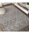 MOROCCAN HYPE Area Rug Alia Moroccan Beni Souk Gray/Cream 4 ft. x 6 ft. Area Rug