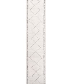 Jonathany Moroccan Hype MOH203B Cream/Gray Area Rug 2 ft. 3 in. X 8 ft. Runner