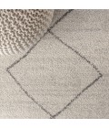 MOROCCAN HYPE Area Rug Zaina Moroccan Beni Souk Cream/Gray 4 ft. x 6 ft. Area Rug