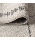 Zaina Moroccan Beni Souk Cream/Gray 2 ft. x 8 ft. Runner Rug