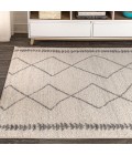 MOROCCAN HYPE Area Rug Zaina Moroccan Beni Souk Cream/Gray 4 ft. x 6 ft. Area Rug