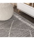 MOROCCAN HYPE Area Rug Zaina Moroccan Beni Souk Gray/Cream 3 ft. x 5 ft. Area Rug
