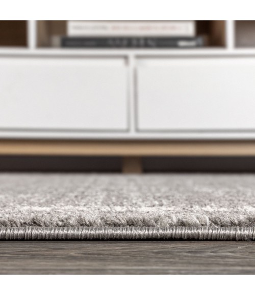 MOROCCAN HYPE Area Rug Zaina Moroccan Beni Souk Gray/Cream 2 ft. x 8 ft. Runner Rug