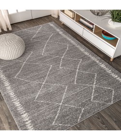 Jonathany Moroccan Hype MOH203C Gray/Cream Area Rug 3 ft. X 5 ft. Rectangle