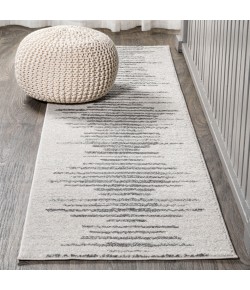 Jonathany Moroccan Hype MOH205A Cream/Gray Area Rug 2 ft. 3 in. X 8 ft. Runner