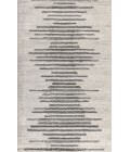 MOROCCAN HYPE Area Rug Aya Berber Stripe Geometric Cream/Gray 4 ft. x 6 ft. Area Rug