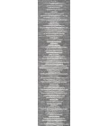 MOROCCAN HYPE Area Rug Aya Berber Stripe Geometric Gray/Cream 2 ft. x 8 ft. Runner Rug