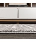 MOROCCAN HYPE Area Rug Aya Berber Stripe Geometric Gray/Cream 2 ft. x 8 ft. Runner Rug