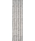MOROCCAN HYPE Area Rug Aisha Moroccan Triangle Geometric Cream/Gray 2 ft. x 8 ft. Runner Rug