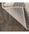 MOROCCAN HYPE Area Rug Aisha Moroccan Triangle Geometric Cream/Gray 8 ft. x 10 ft. Area Rug