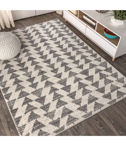Jonathany Moroccan Hype MOH206B Cream/Gray Area Rug 7 ft. 9 in. X 10 ft. Rectangle