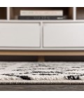 MOROCCAN HYPE Area Rug Aksil Moroccan Beni Souk Cream/Black 2 ft. x 8 ft. Runner Rug