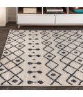 MOROCCAN HYPE Area Rug Aksil Moroccan Beni Souk Cream/Black 8 ft. x 10 ft. Area Rug