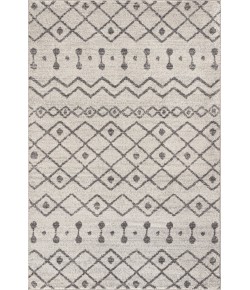 Jonathany Moroccan Hype MOH208B Cream/Gray Area Rug 4 ft. X 6 ft. Rectangle