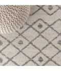 MOROCCAN HYPE Area Rug Aksil Moroccan Beni Souk Cream/Gray 4 ft. x 6 ft. Area Rug