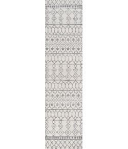 Jonathany Moroccan Hype MOH209A Cream/Gray Area Rug 2 ft. 3 in. X 8 ft. Runner