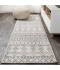 MOROCCAN HYPE Area Rug Izil Moroccan Beni Souk Cream/Gray 2 ft. x 8 ft. Runner Rug