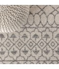 MOROCCAN HYPE Area Rug Izil Moroccan Beni Souk Cream/Gray 8 ft. x 10 ft. Area Rug