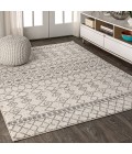 MOROCCAN HYPE Area Rug Izil Moroccan Beni Souk Cream/Gray 8 ft. x 10 ft. Area Rug