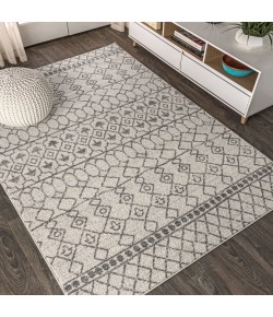 Jonathany Moroccan Hype MOH209A Cream/Gray Area Rug 7 ft. 9 in. X 10 ft. Rectangle