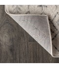 Ziri Moroccan Geometric Cream/Gray 8 ft. x 10 ft. Area Rug